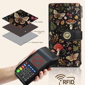 Floral RFID Blocking Wallet Case